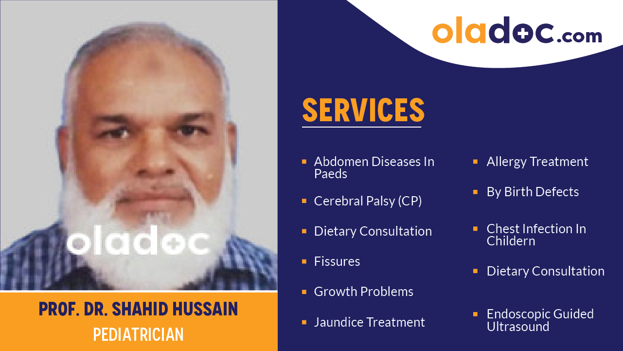 Services provided by Dr.Shahid Hussain